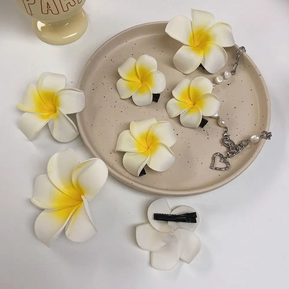 Korean Style Simulation Flower Hair Clip Bohemian Style Duckbill Clip Flower Hairpin Female Hair Accessories Headdress