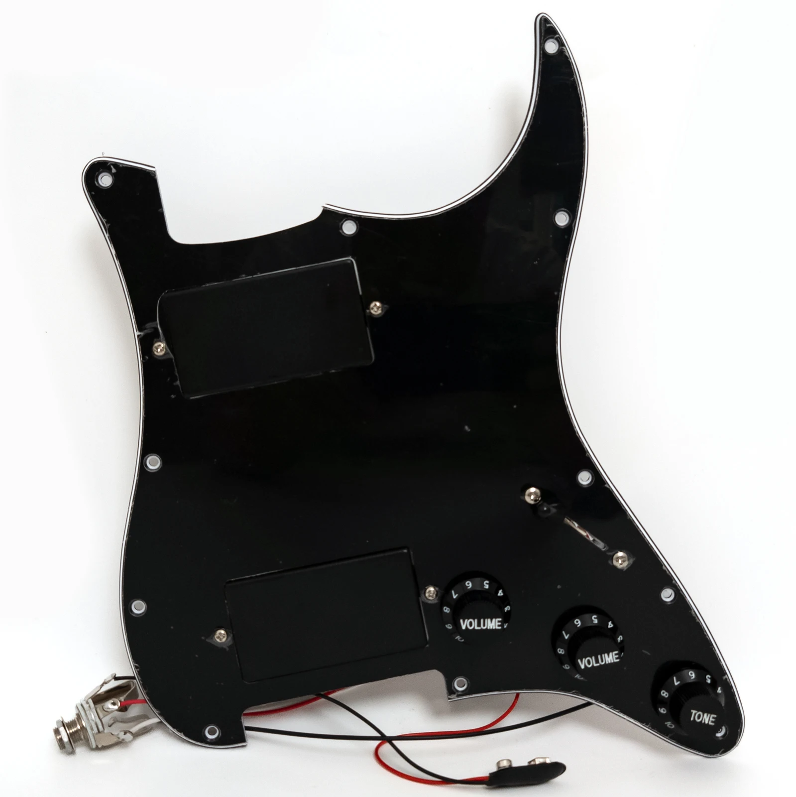

Guitar Prewired Loaded Pickguard Set HH Humbucker Active Pickups for St Guitars Replacement Parts