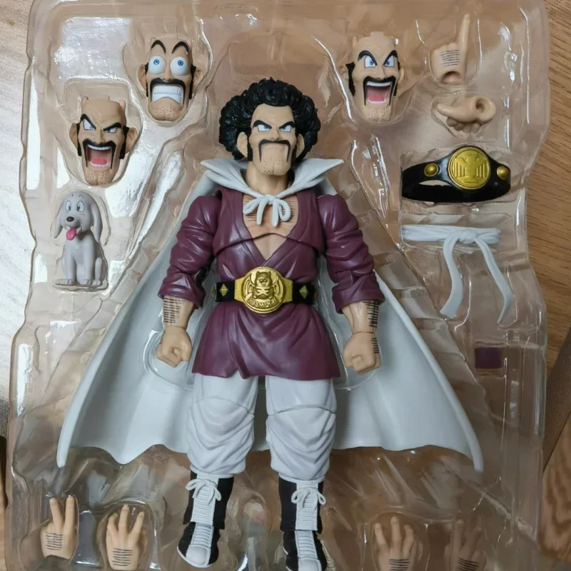 Bandai-figura de acción de Dragon Ball Z, modelo de PVC Original SHF, Mister Satan, colecciones de montaje, juguetes, regalos Hoilday, en Stock