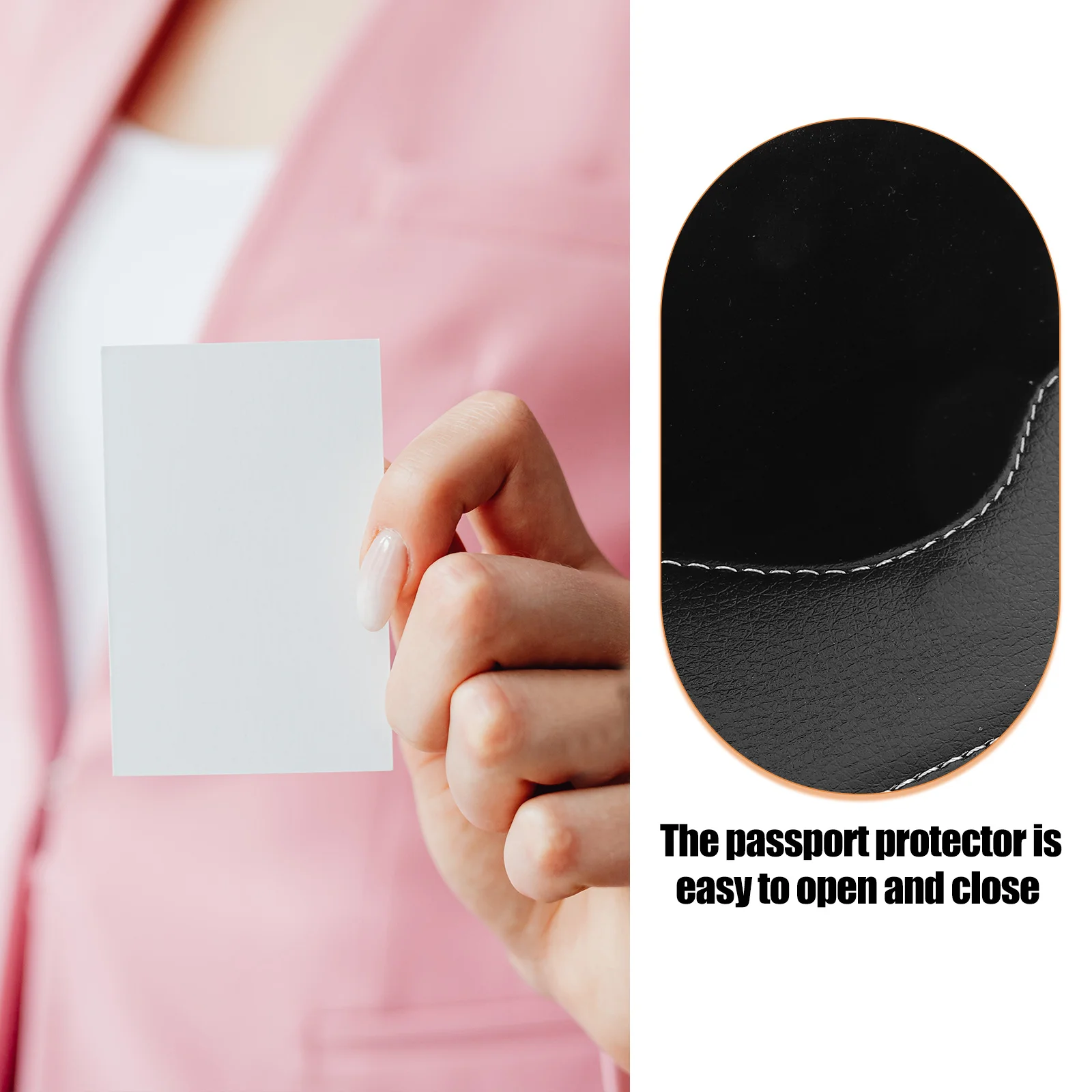 

Business Card Holder Portable Cards Protector Travel Wallet Case Organizer Compact Essential Cards Pouch For