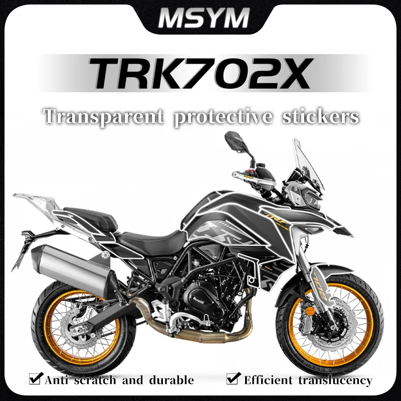 

For Benelli TRK702X TRK702 TRK 702 X TRK 702X invisible car cover fuel tank sticker instrument light film sticker accessories