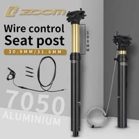 ZOOM-tubo de asiento con Control remoto para bicicleta de montaña, asiento de elevación hidráulica, Control remoto de tija de sillín de elevación hidráulica para bicicleta