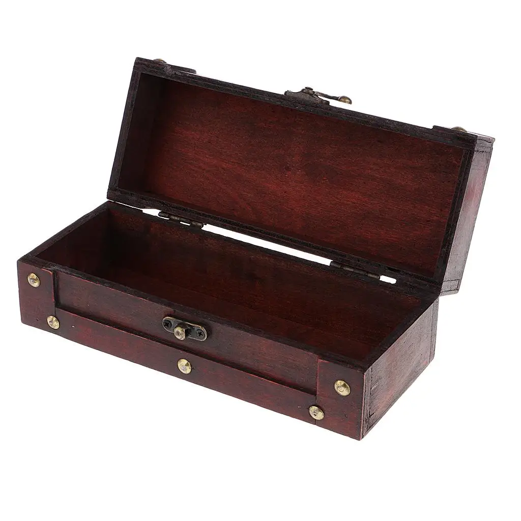 Russian Retro Vintage Style Wooden Jewelry Box Necklace Storage Box Case for jewellery earrings rings necklaces charms storage