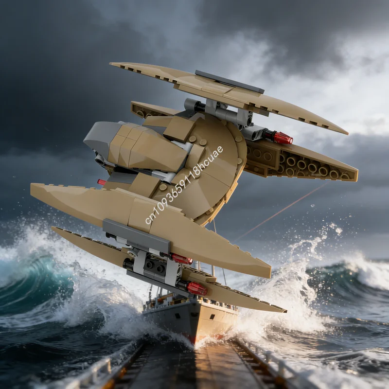 ตัวต่อ MOC 185 ชิ้น ชุดสตาร์แบทเทิล ฟีเดอร์เอชัน วัลเจอร์ ดริออด ของเล่นตัวต่อ ของขวัญคริสต์มาส ของเล่นเสริมสร้างทักษะด้านสถาปัตยกรรม