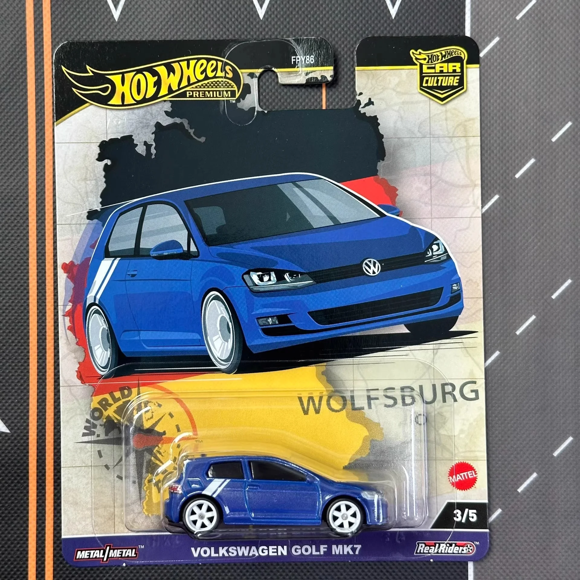 Hot Wheels Premium Car Culture World Tour Toyota Audi Alfa Romeo Volkswagen 1:64 Diecast Car Model Alloy Collectible Vehicle Toy