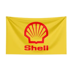 90x150cm Shells Flag Polyester Printed Oil Banner For Decor