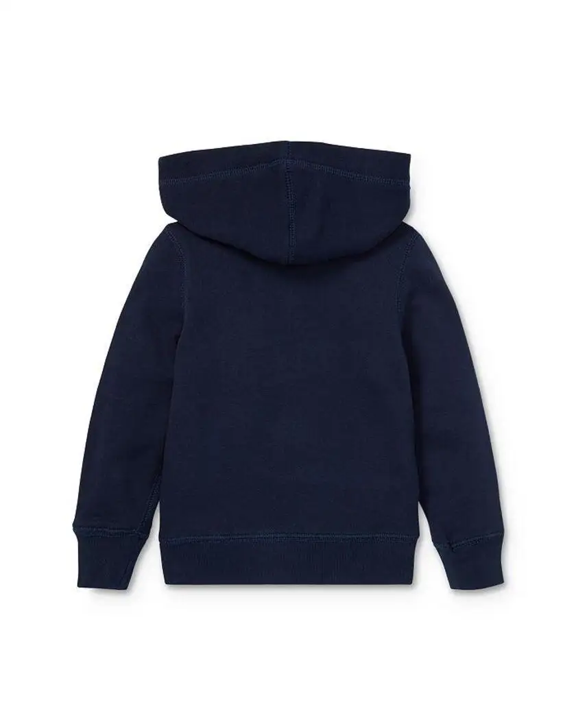 Ralph Lauren|Girls' French Terry Zip-Up Hoodie - Little Kid