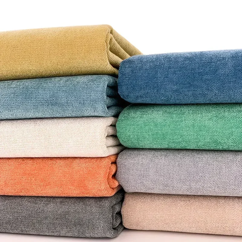 Plain Chenille Fabr… - image