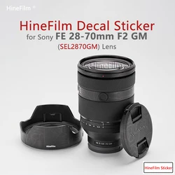 Hinefilm Skin for Sony 2870F2 Lens Skin for Sony 28-70mm F2 GM Lens Sticker FE28-70 f2G Lens Skin 28 70 f2 Wrap Cover 2870GM