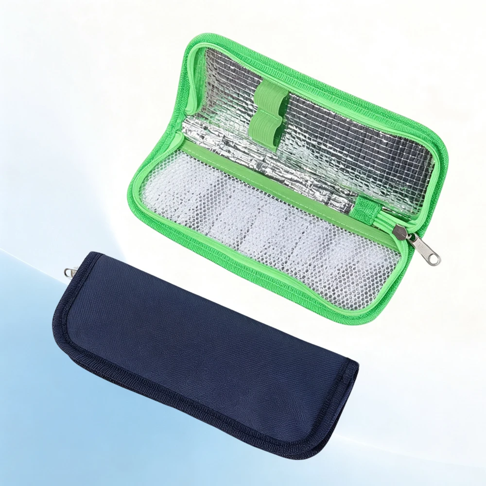 1PC Portable Diabetic Insulin Cooling Bag Protector Pill Refrigerated Ice Pack Medical Cooler Insulation Organizer Travel Case