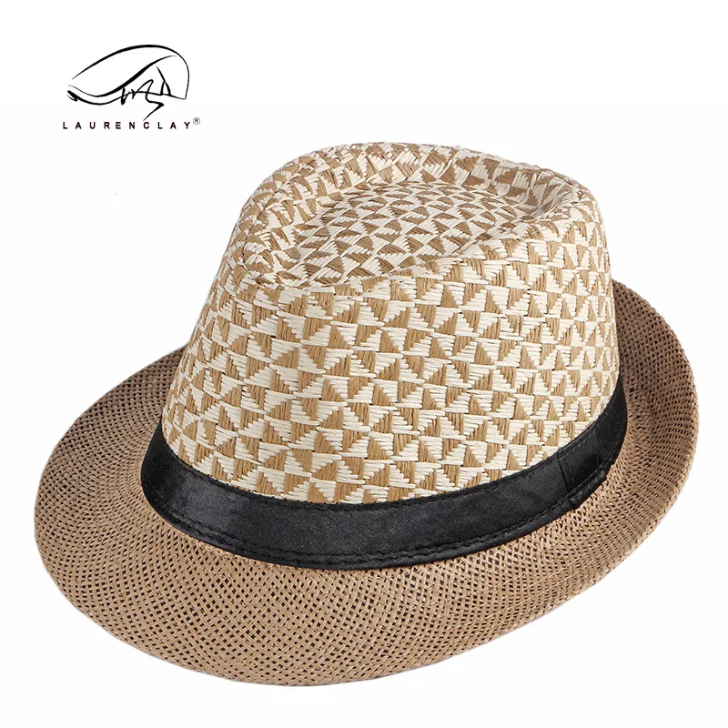 

Summer Hat Children's Sun Protection Sunshade Billycock Korean Fashion Straw Fedora Hat Men's Outdoor Beach Hat Traveling-cap