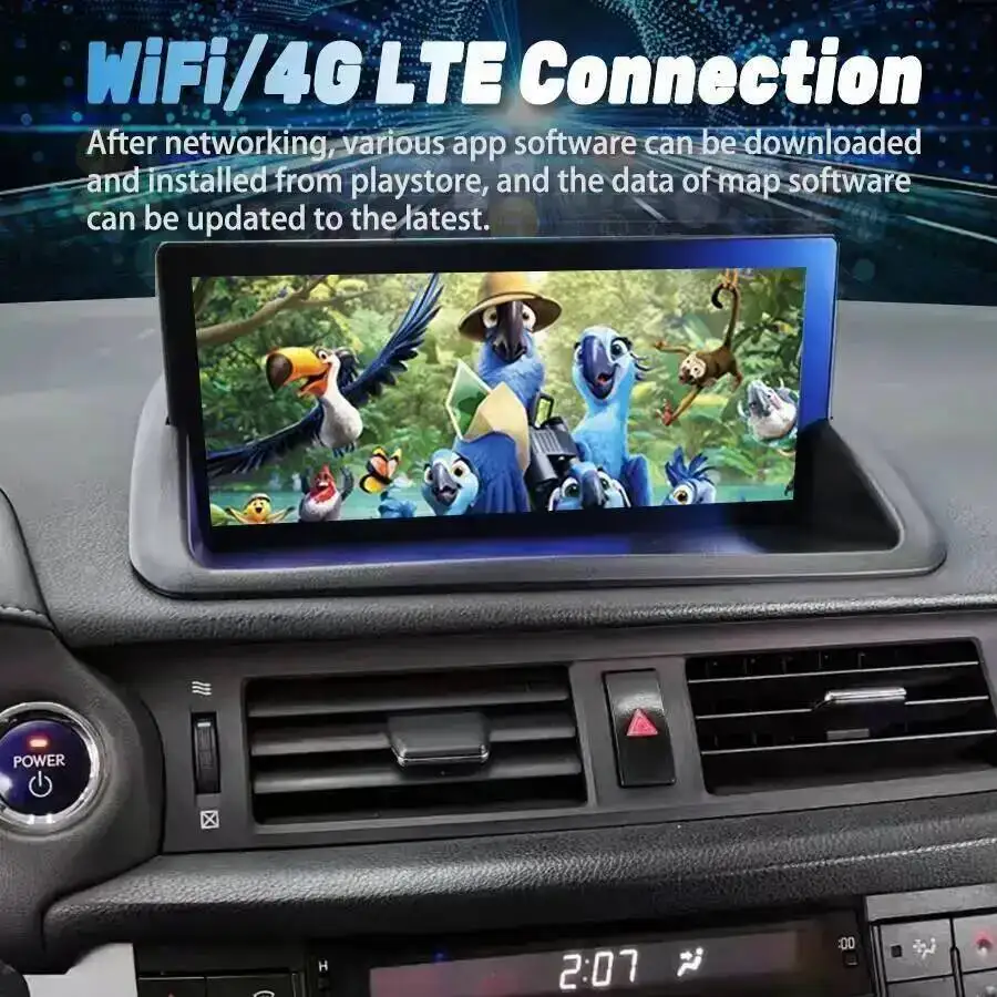 R For Lexus CT200 CT200h 2011- 2019 Touch screen GPS Car Multimedia Auto 10.25