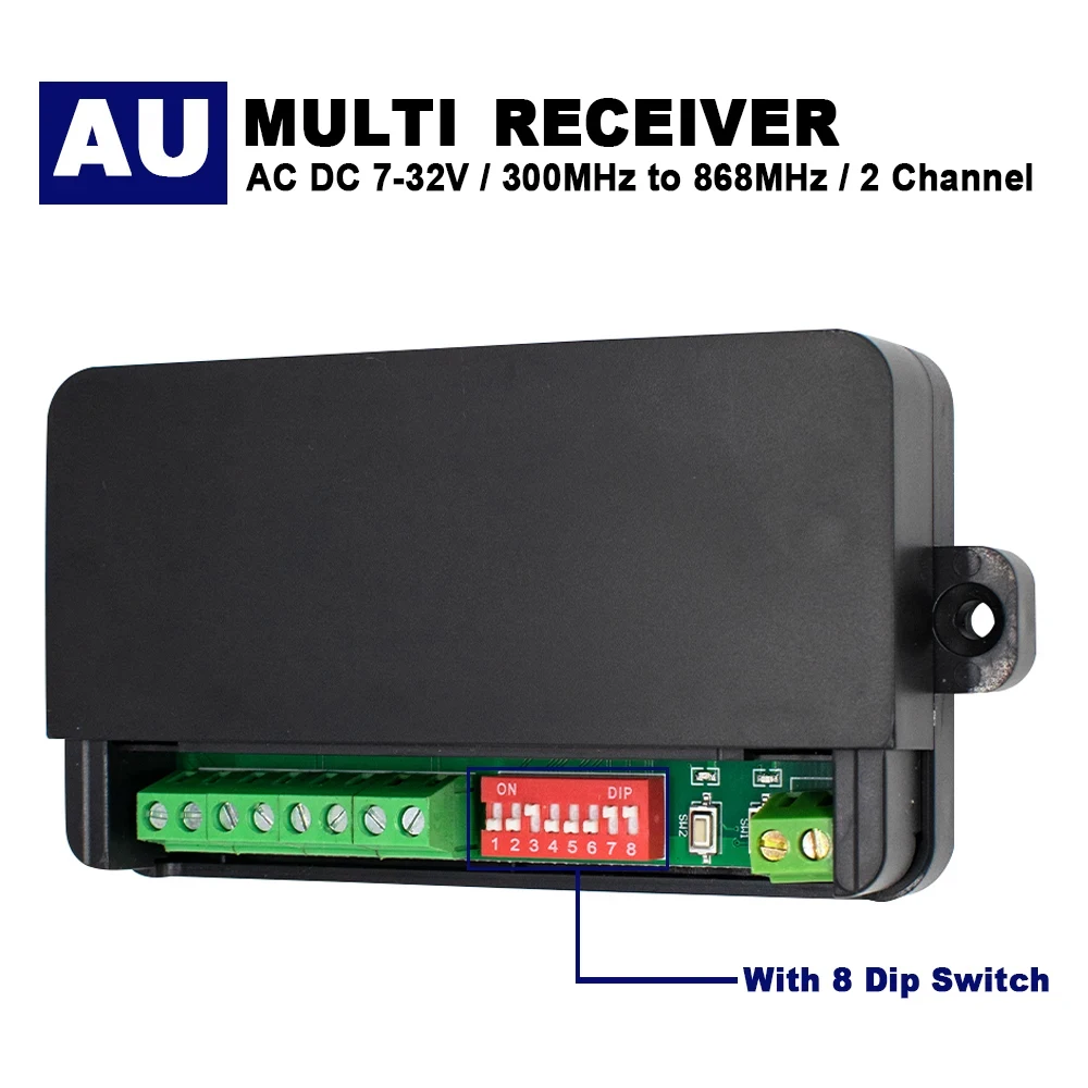 433MHz-868.8MHz Garage Door Receiver Controller Gate Opener For ATA PTX5 PTX5V1 PTX5V2 Merlin+HERCULIFT Superlift