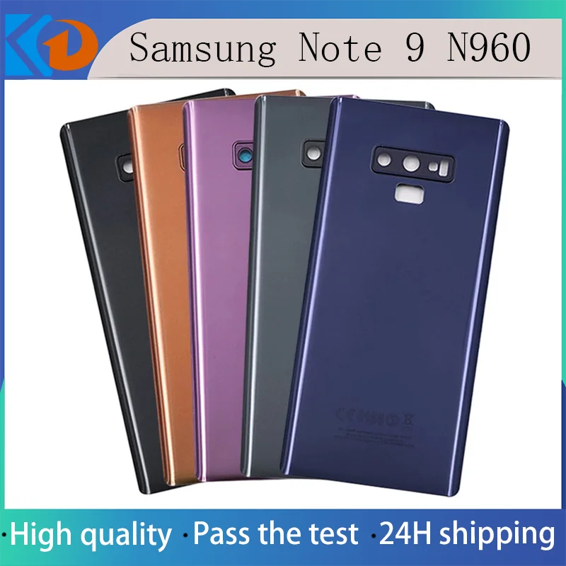 For Samsung Galaxy Note 9 N960 Back Battery Cover SM-N960F N960F/DS N960U Back Rear Glass Case