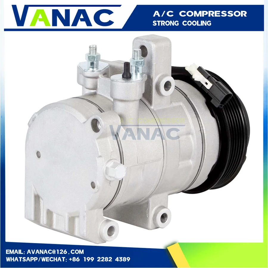 AC Air Conditioning compressor for Ford Mustang 5.0L 5.2L V8 167661 168661 BR3Z19703B R3Z19703B FR3Z19703G FR3Z19703E FR3Z19703J