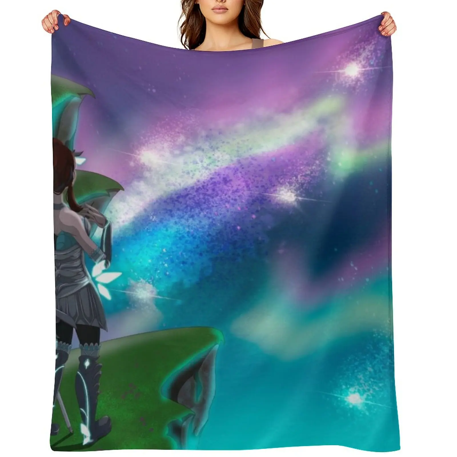 

Zephyra Celestial Ver 1 - Euthaeria Nebulous Throw Blanket heavy to sleep Large Soft Plaid Travel Blankets