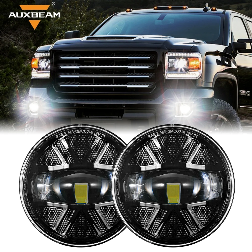 

5,5-дюймовая светодиодная противотуманная фара 6000K белого света для переднего бампера GMC Sierra 1500 2500 HD 3500 HD 2007-2013