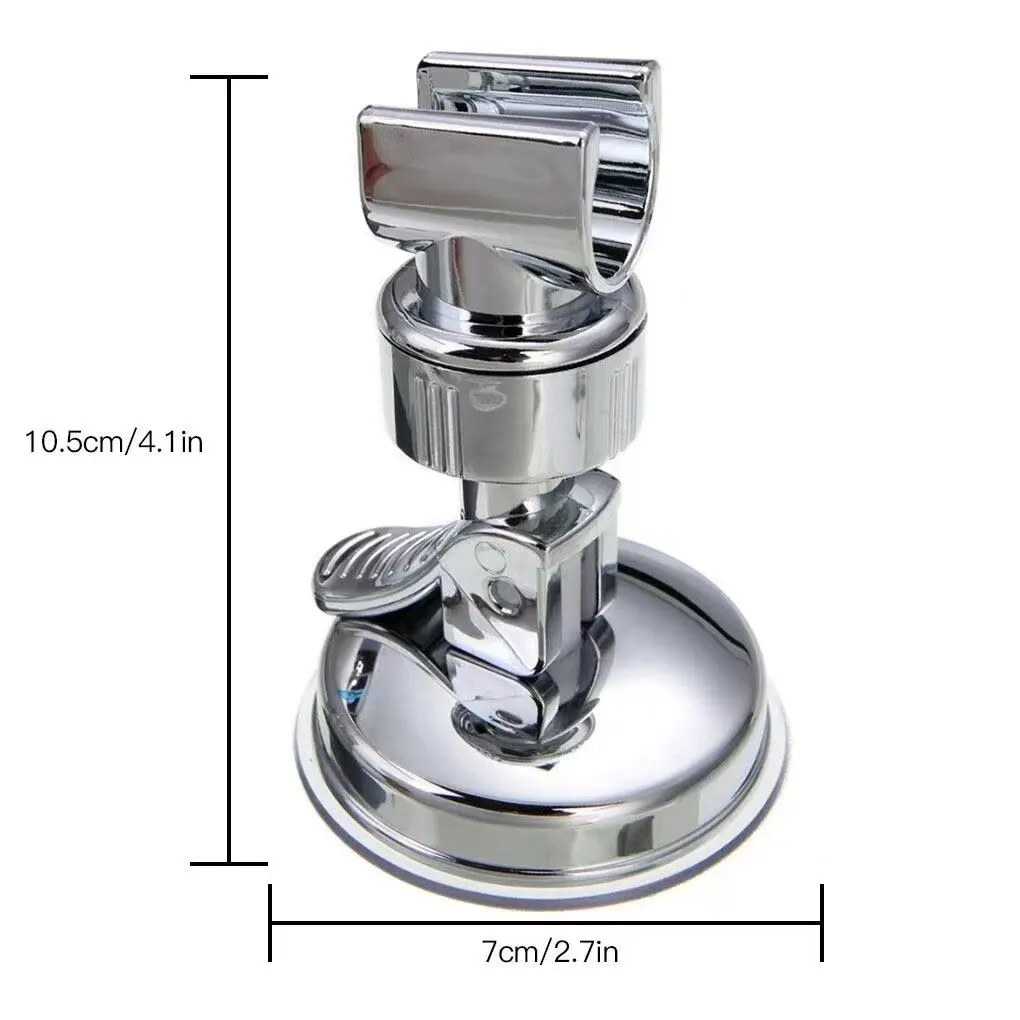 Cremalheira ajustável do chuveiro Tipo Ventosa Lotus Canopy Bracket Cabeça de chuveiro portátil Bocal do banheiro Base fixa