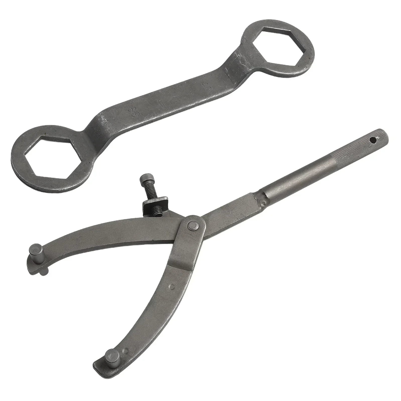 2pcs Y-shaped Flywheel Wrench Pulley Wrench For Motorcycle Scooter Pulley Double Head Disassembly Flywheel Tool Hand Tools Set