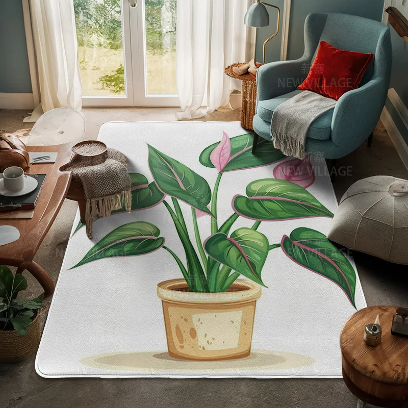 

Light Luxury Entry Door Mat Nordic Living Room Bedroom Cafe Non-slip Multi-size Optional Modern Simple Decorative Floor Mat