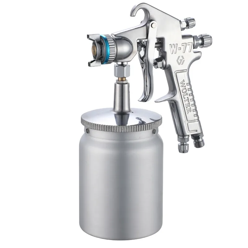 Walter W77 Large-Caliber Paint Spray Gun Pneumatic High Atomization Color Steel Latex Paint Upper and Lower Pot Spray Gun