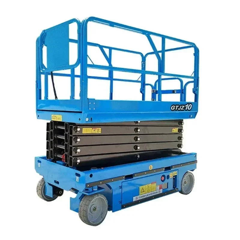 

4m 5m 10m 12m 14m Aerial Work Platform Mobile Hydraulic Scissor Lift Table 200KG Durable Self Propelled Durable