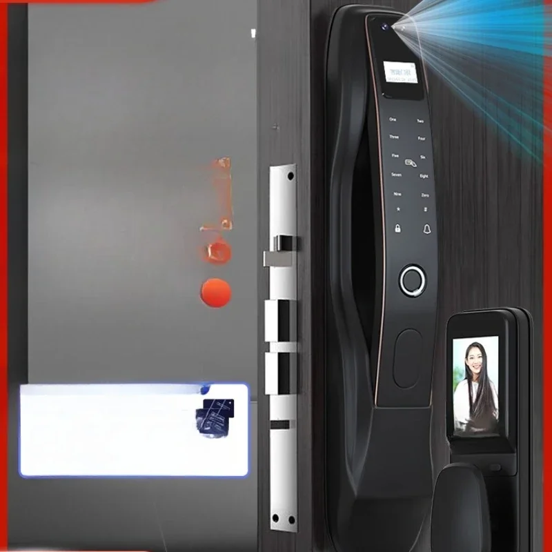 

Automatic fingerprint lock, home security door, smart door lock 3d facial recognition