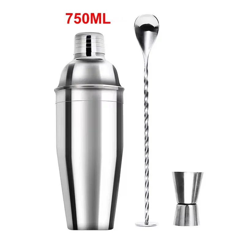 Stainless Steel Cocktail Shaker & Bartending Tool Set product image
