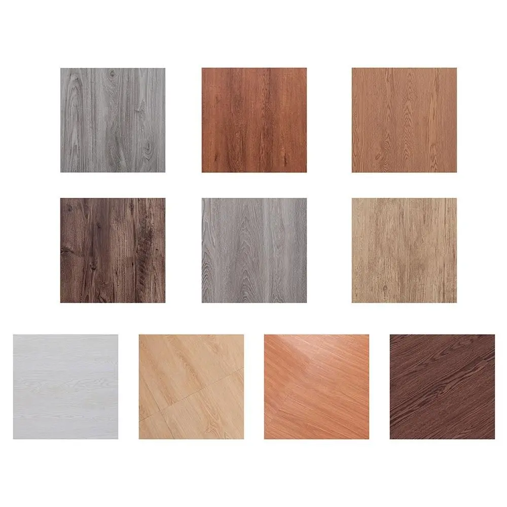 Wear-resistant Self-adhesive Wood Grain Floor Sticker Thickened Non-Slip SXP Self Adhesive Floor Sticker 30CMX30CM Waterproof