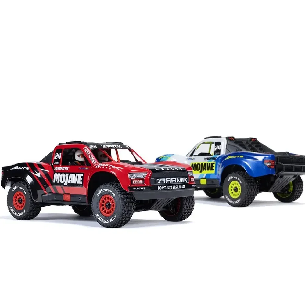 電気砂漠トラック,子供と大人のためのおもちゃ,rc,ブラシ付き4wd,rtr 1,14,小規模,arrma mojave root,mega 380