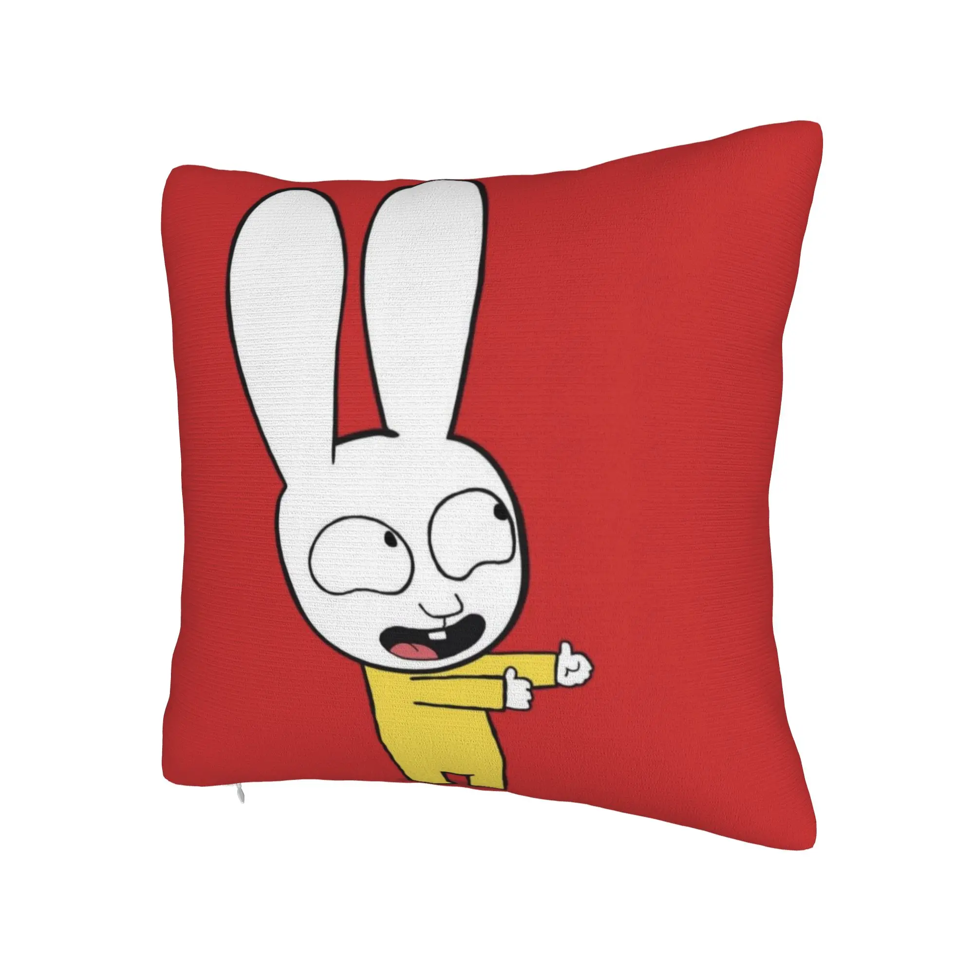 Pillow Case S-Simon Super Rabbit Square  Pillow Cover For Wedding Party Home Decor Kawaii Pillowcases