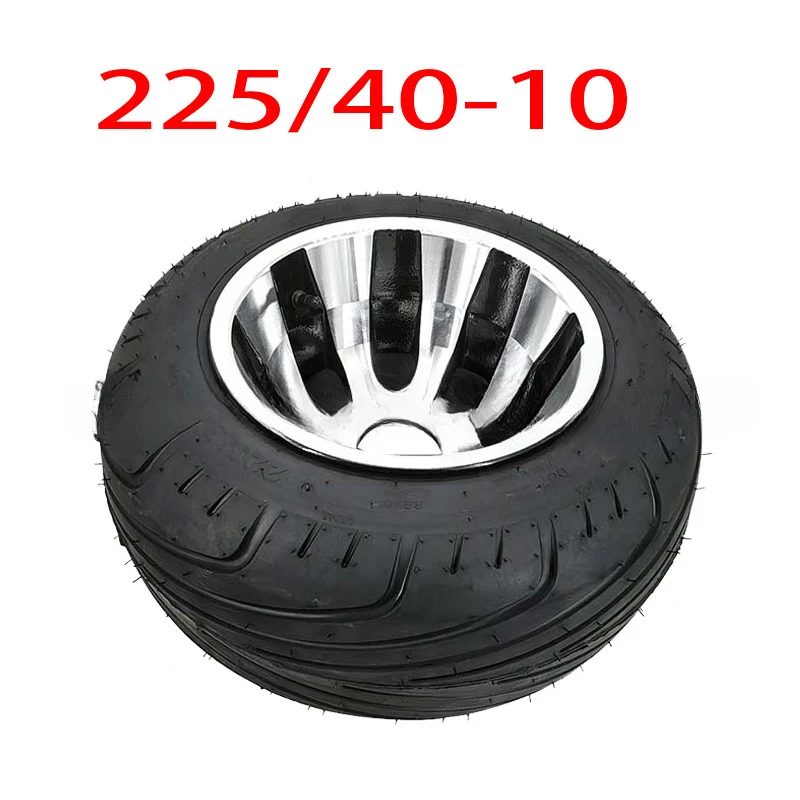 For Harley Electric Tricycle Golf Tire 10 Inch Road  225/40-10  with Aluminum Hub Fittings