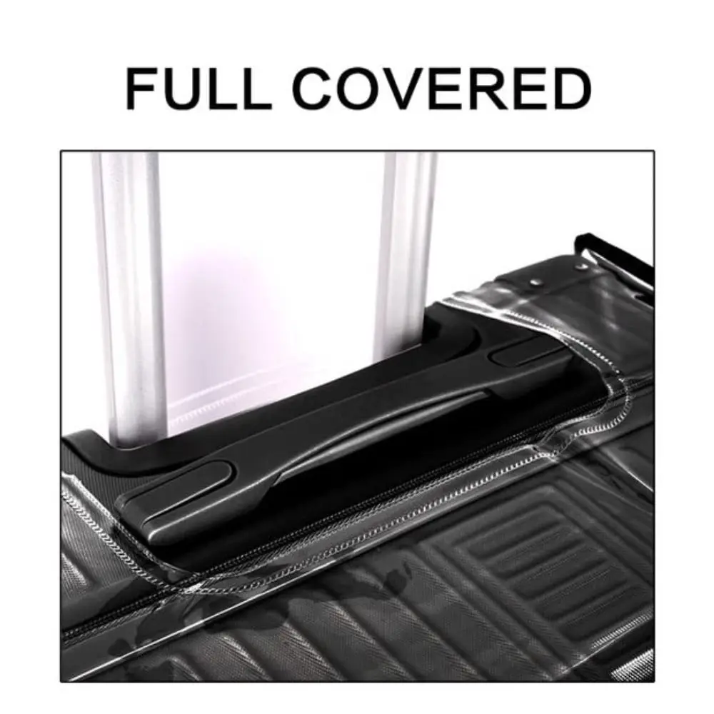 PVC Transparent Luggage Cover Waterproof Luggage Storage Covers Travel Dustproof Protector Suitcase Covers Travel Accessories