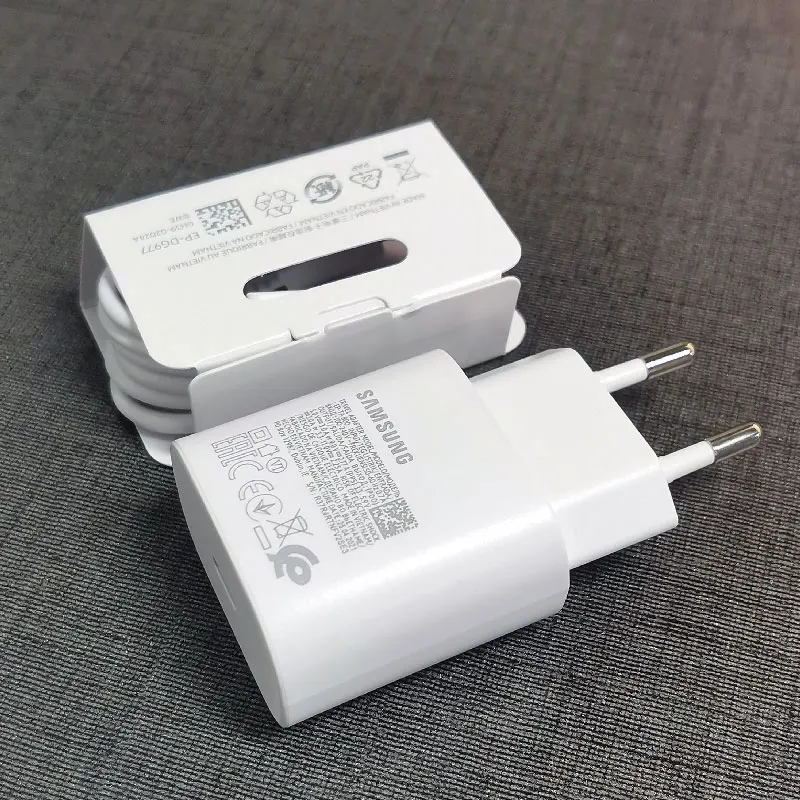 For Samsung 25W Super Fast Charger Adapter For Galaxy Z Flip Fold 6 5 4 3 2 S20 S21 S22 S23 S24 Note