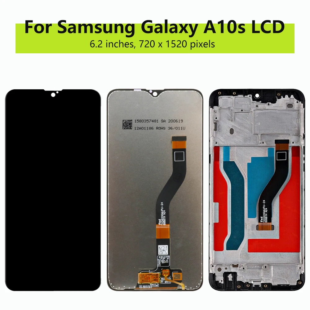 6.2'' Screen for Samsung Galaxy A10S A107F LCD Display Touch Panel Screen Digitizer for Samsung SM-A107F SM-A107M LCD