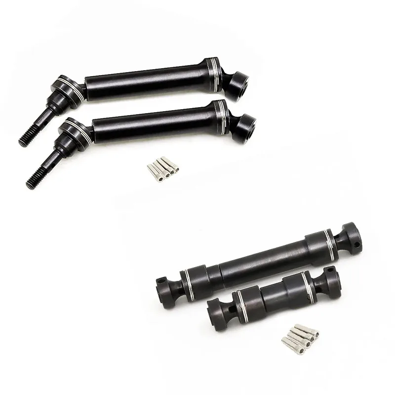 RC Car 2pcs Metal Front Rear Central CVD Steel Spline Drive Shaft 7151 7250R for Traxxas 1/16 EREVO SUMMIT Small E Small S