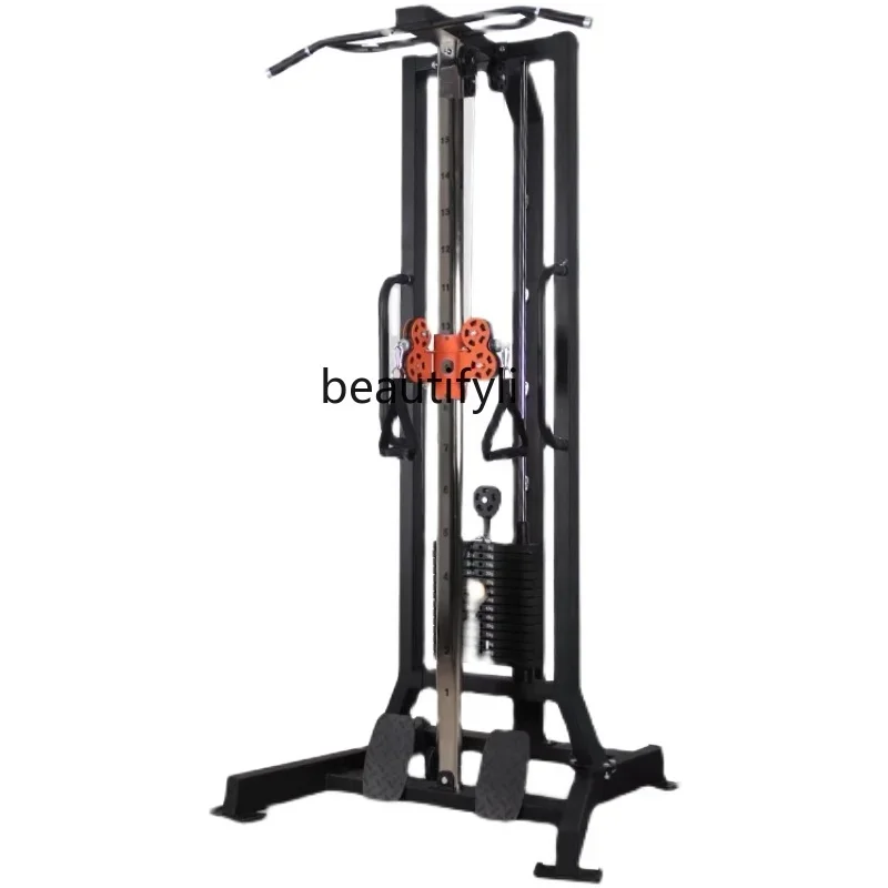 A49 Commercial Unilateral Trainer Double Handle High and Low Pull Rowing Strength Training Fitness Equipment