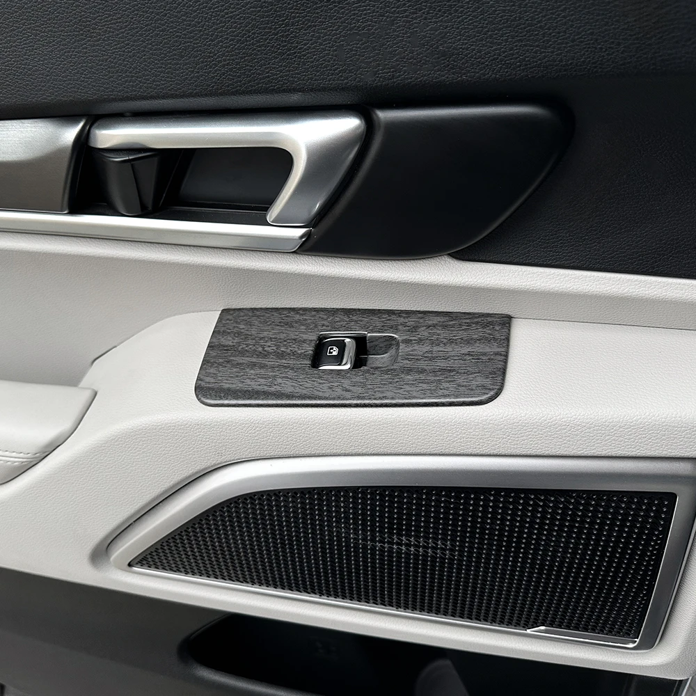 

4PCS Car Window Control Button Trim Panel Door Handle Decorative Strip For KIA Telluride 2020-2025 LHD Interior Accessories