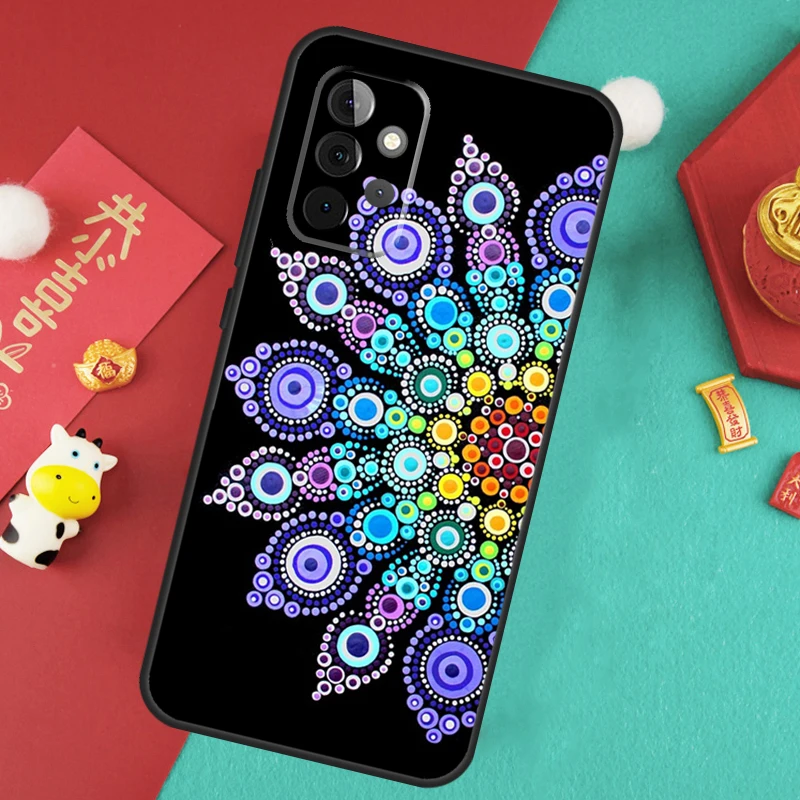 Eleganckie etui Mandala Floral Design dla Samsung Galaxy A13 A33 A53 A15 A25 A35 A55 A54 A34 A14 A71 A51 A12 A32 A52 Cover — zdjęcie 7