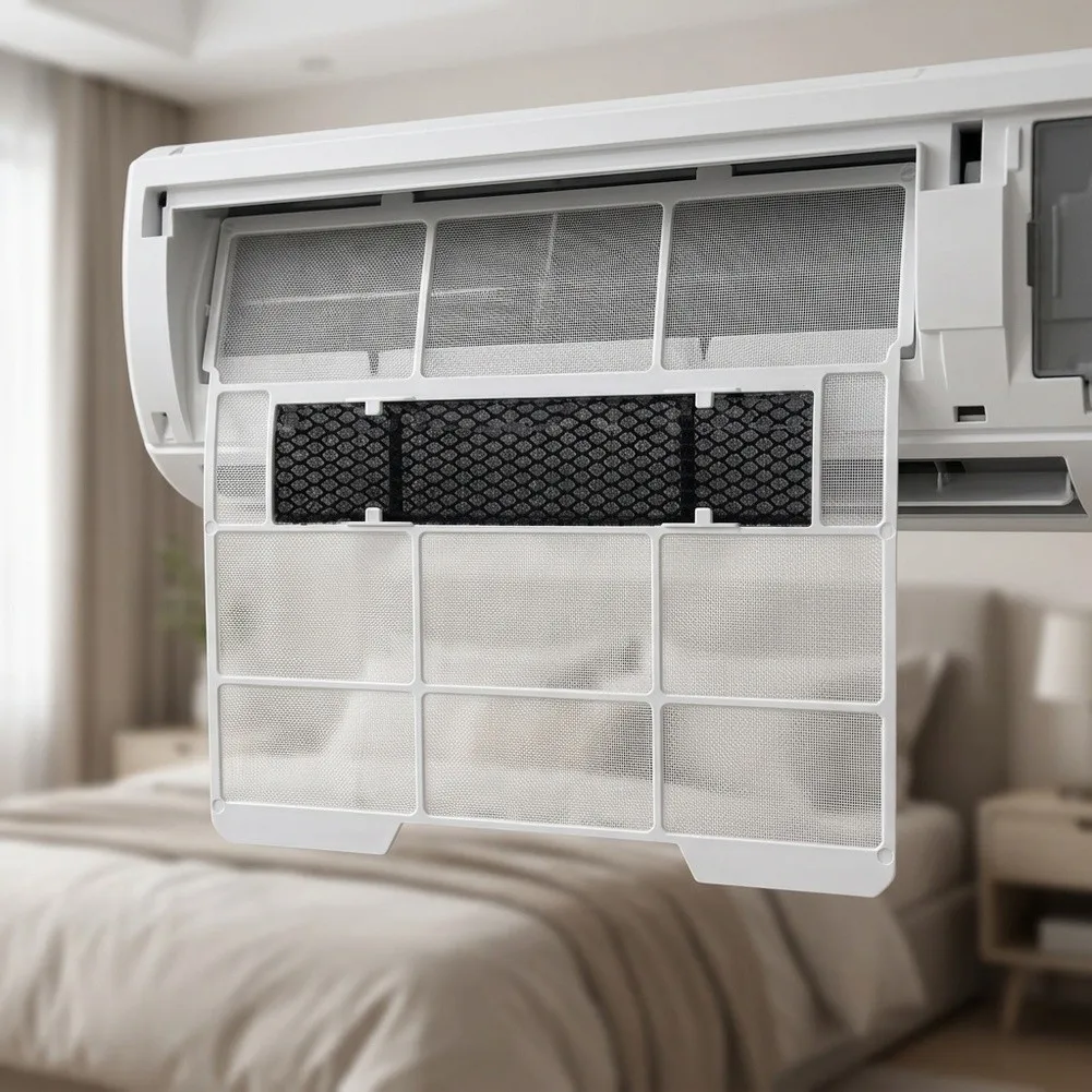 Air Conditioner Indoor Filter for 1P 1.5HP Wall Mounted Units Dust Prevention Function Compatible with Split AC