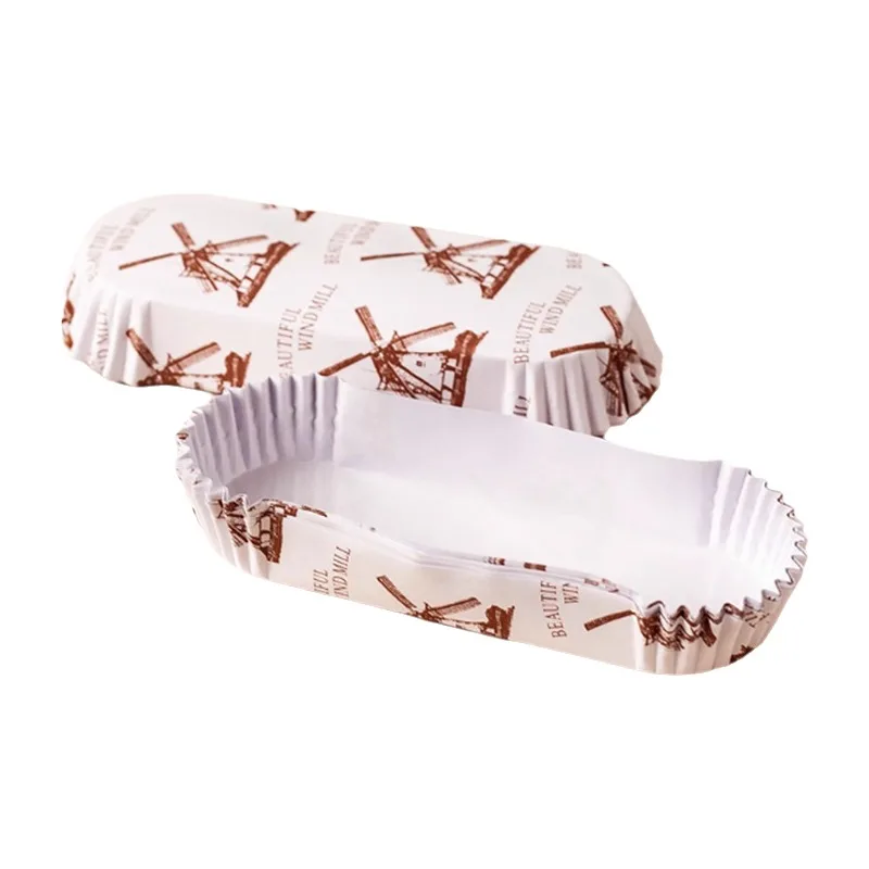 300pcs Food Grade Cupcake Wrapper Heat Resistant Oven Safe Hot Dog Trays Oil-proof Non-stick Pineapple Bun Paper Liners