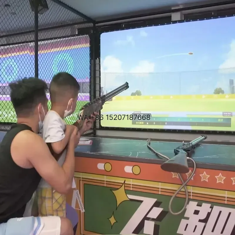 Wmwmnu Interactive Projection Shooting Game for Indoor Sports Training Amusement Parks and Family Entertainment Venues - view 2