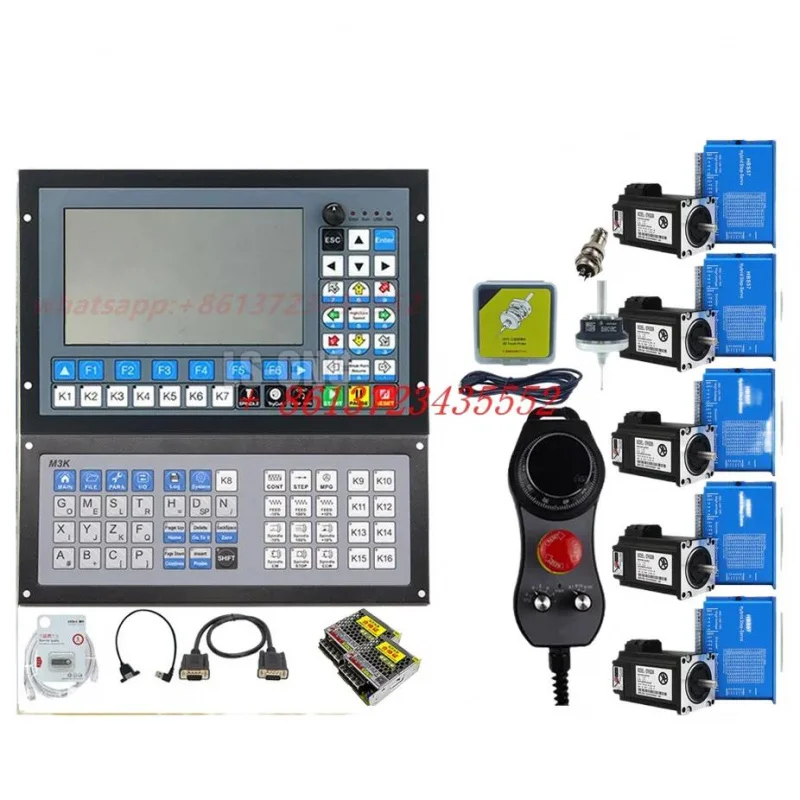 DDCS Expert Nema23 Closed-loop motor CNC machining kit 3/4/5 axis emergency stop handwheel finder tool setting kit