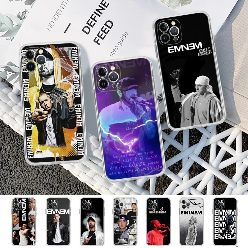 Singer E-Eminem Phone Case For iPhone 15 14 11 12 13 Mini Pro XS Max Cover 6 7 8 Plus X XR SE 2020 Funda Shell