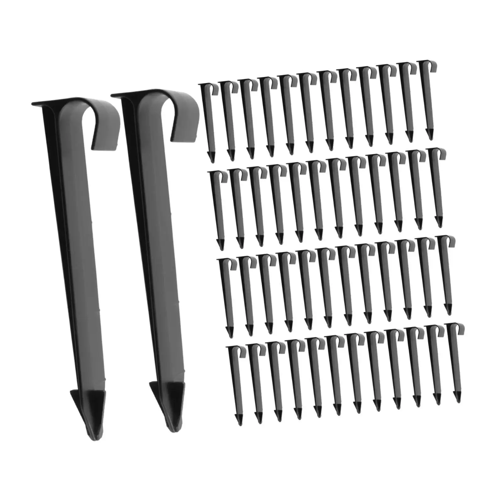 50x Ground Stakes Anchor Netting Ground Stakes Anchoring Spikes Landscape Garden Stakes for Lawn Edging Tarp Yard Vegetable