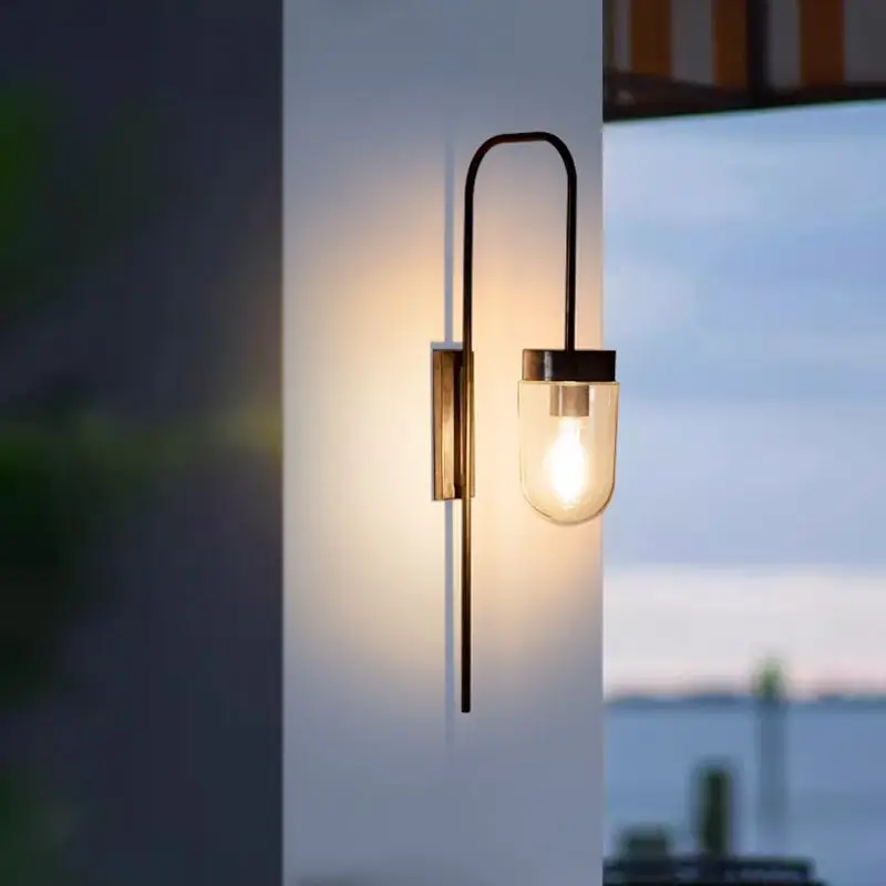 Garden Villa Outdoor Wall Light, Waterproof Simple Modern Patio Balcony Wall Light