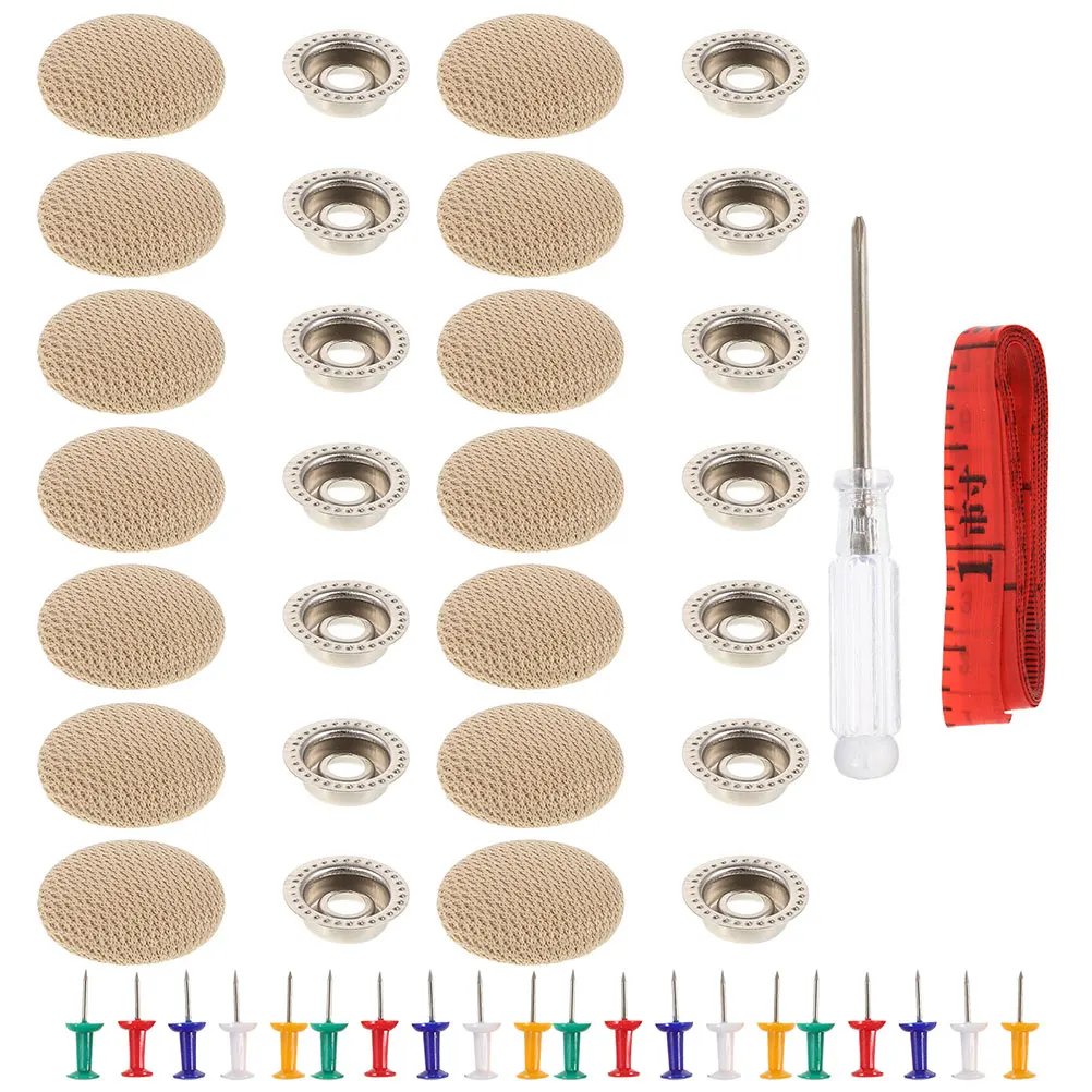 

30pcs Car Roof Cloth Repair Buckles Durable Fixation Kit Easy Installation Auto Body Tools Precision Design Headliner Rivets