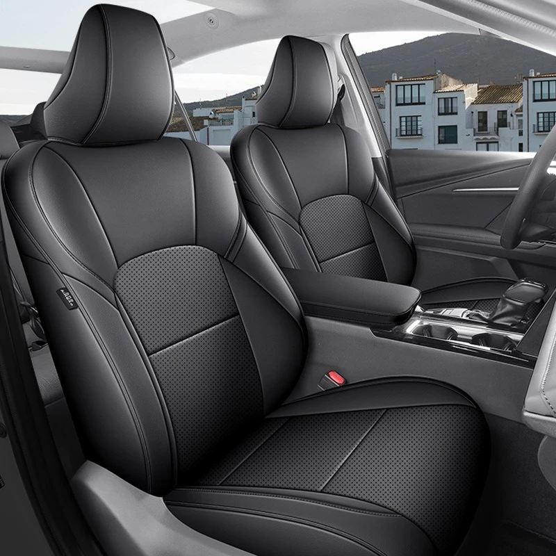 For Toyota Camry 2024 All Seasons Full Coverage PU Leather Car Seat Covers Seat Cushion Protectors