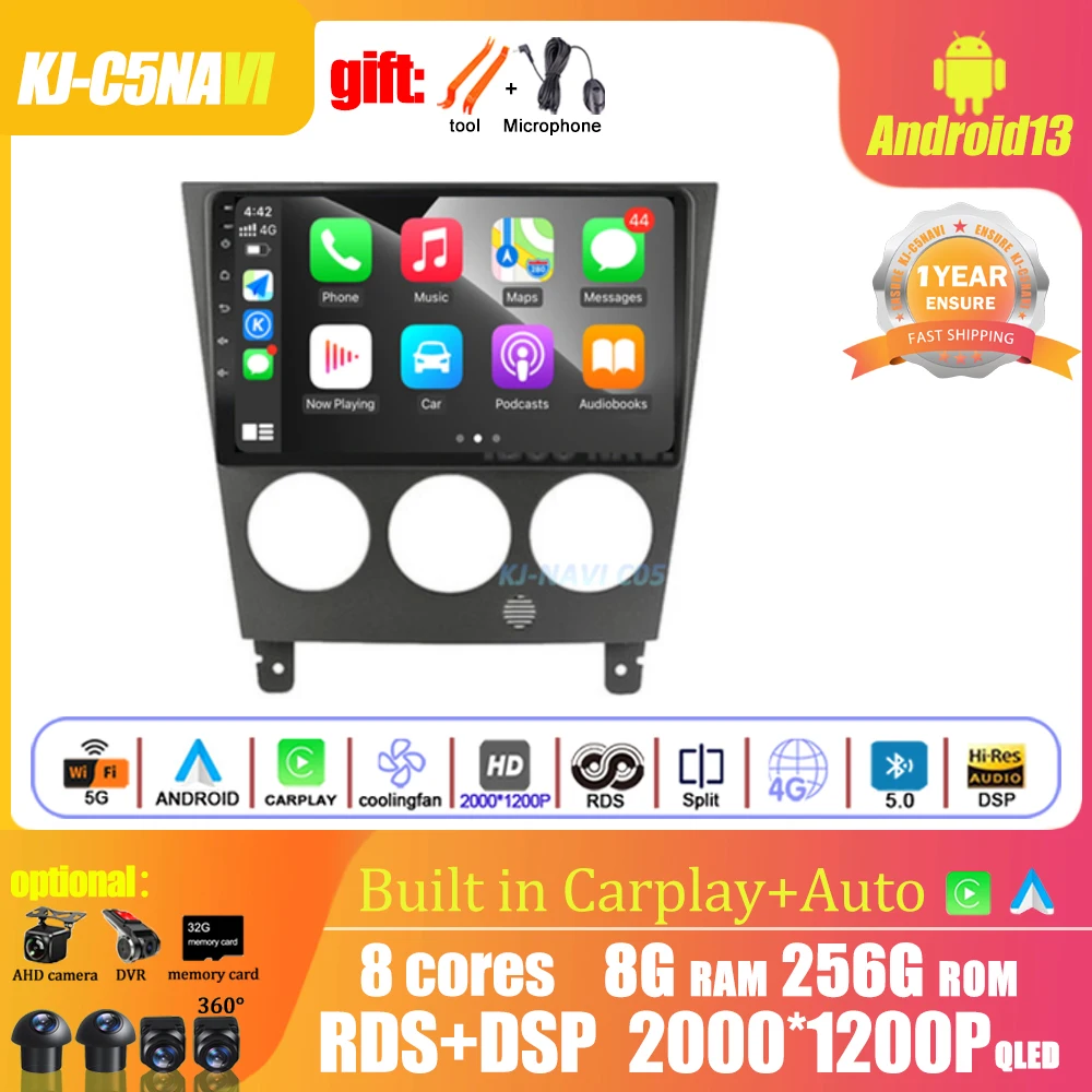 

Android 13 For Subaru Impreza GD GG 2002 - 2007 Car Radio Multimedia Video Player Navigation GPS 4G Carplay Head Unit No 2 Din