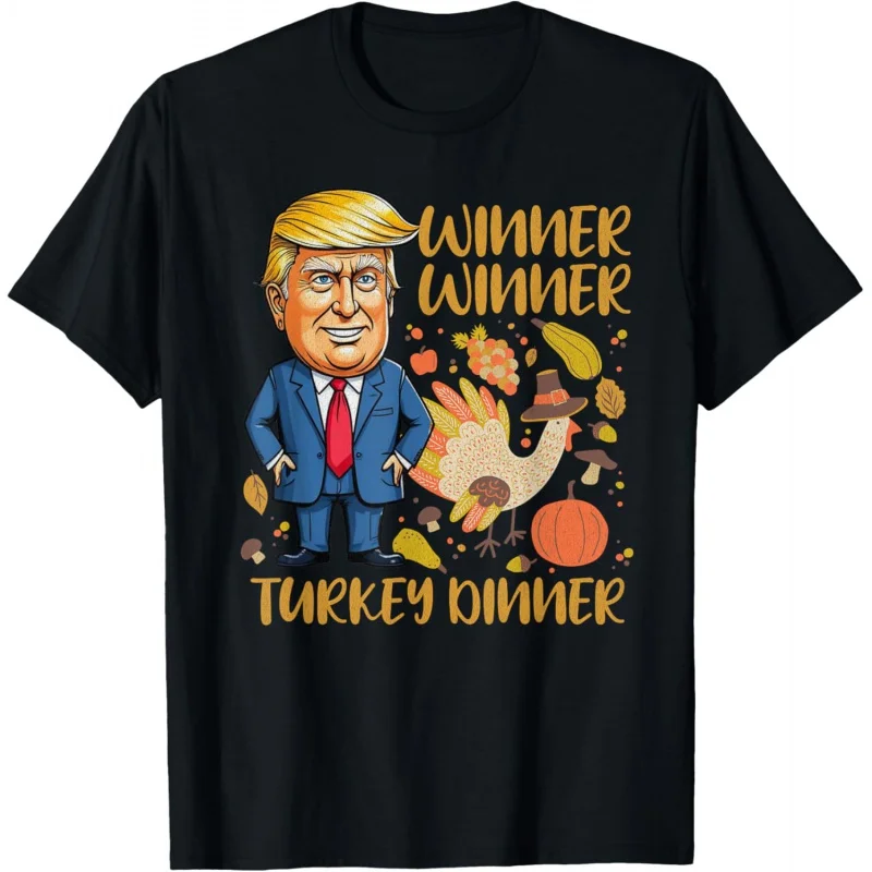 

Funny Thanksgiving Trump Humorous Winner Turkey Dinner T-shirt